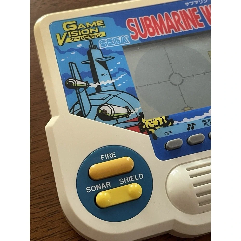 Sega Submarine Wars Game Vision Portable Handheld Console Tested